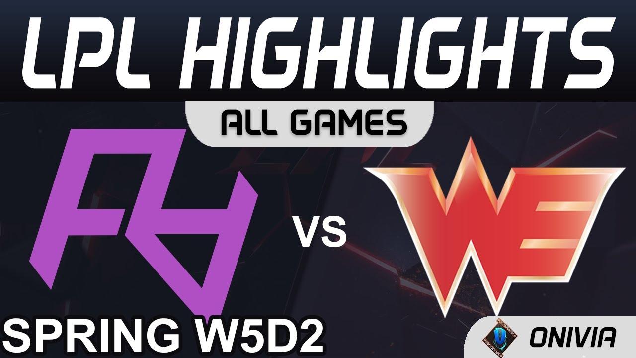 RA vs WE Highlights ALL GAMES LPL Spring Season 2021 W5D2 Rare Atom vs Team WE by Onivia thumbnail