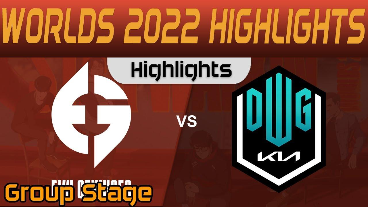 EG vs DK Highlights Group Stage Worlds 2022 Evil Geniuses vs DWG KIA by Onivia thumbnail