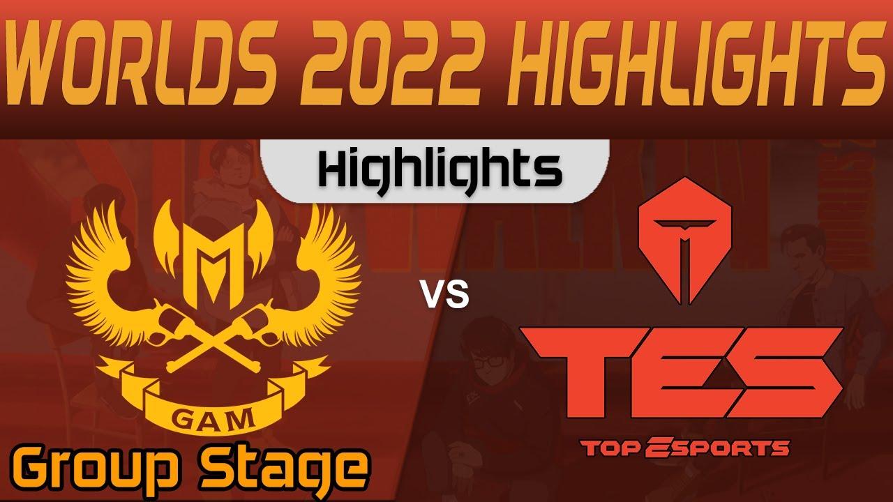 GAM vs TES Highlights Group Stage Worlds 2022 GAM Esports vs Top Esports by Onivia thumbnail