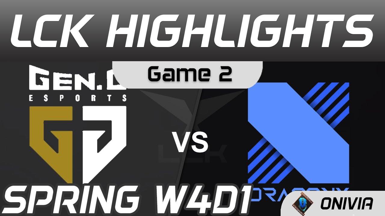 GEN vs DRX Highlights Game 2 Spring Season 2021 W4D1 Gen G vs DragonX by Onivia thumbnail