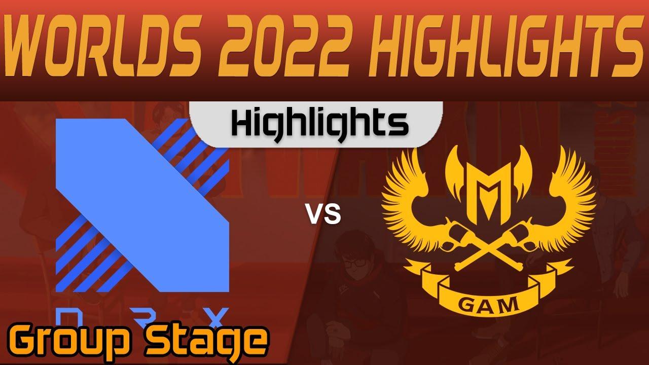 DRX vs GAM Highlights Group Stage Worlds 2022 Dragonx vs GAM Esports by Onivia thumbnail