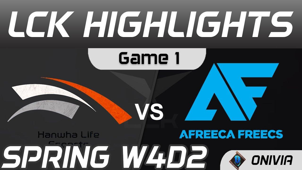 HLE vs AF Highlights Game 1 Spring Season 2021 W4D2 Hanwha Life Esports vs Afreeca Freecs by Onivia thumbnail