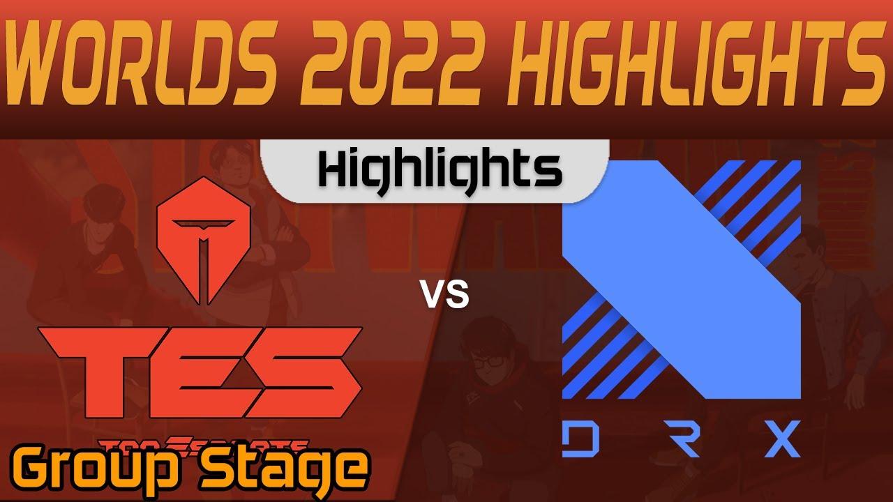 TES vs DRX Highlights Group Stage Worlds 2022 Top Esports vs DragonX by Onivia thumbnail