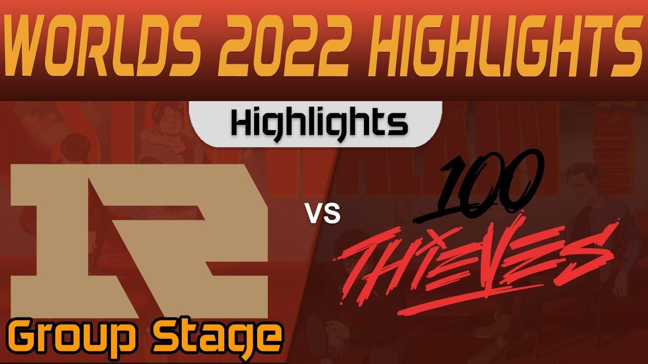 RNG vs 100 Highlights Group Stage Worlds 2022 Royal Never Give Up vs 100 Thieves by Onivia thumbnail