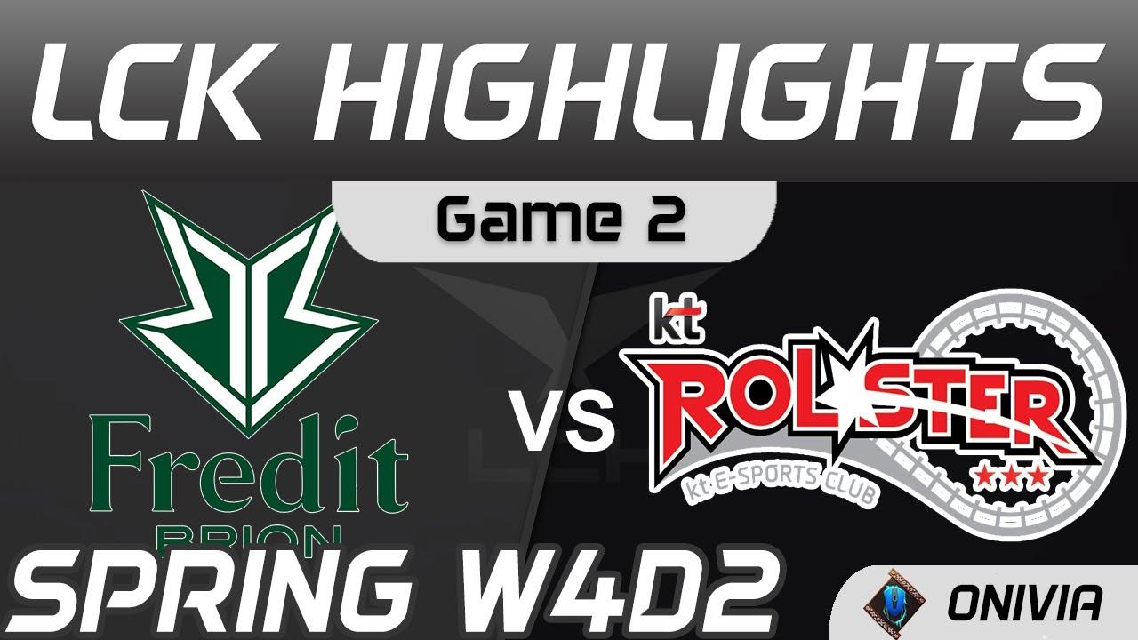 BRO vs KT Highlights Game 2 Spring Season 2021 W4D2 Fredit BRION vs KT Rolster by Onivia thumbnail