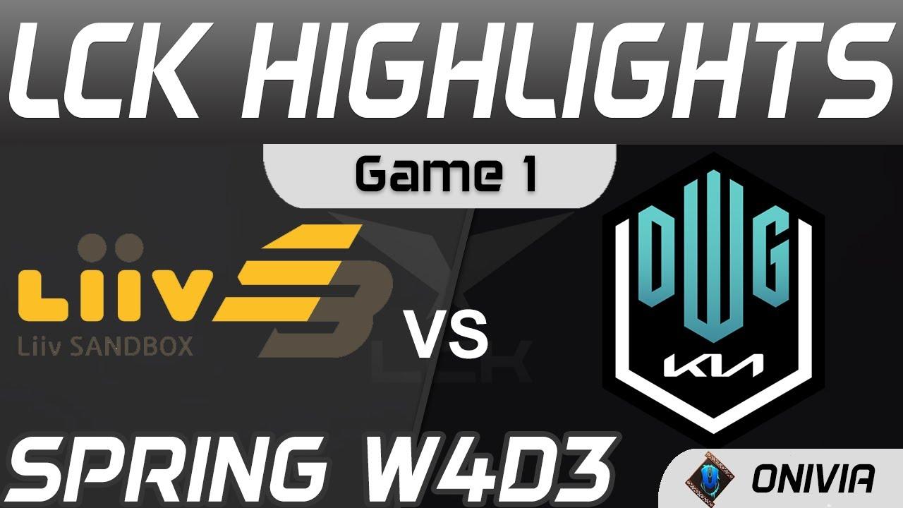 LSB vs DK Highlights Game 1 Spring Season 2021 W4D3 Liiv SANDBOX vs DWG Kia by Onivia thumbnail