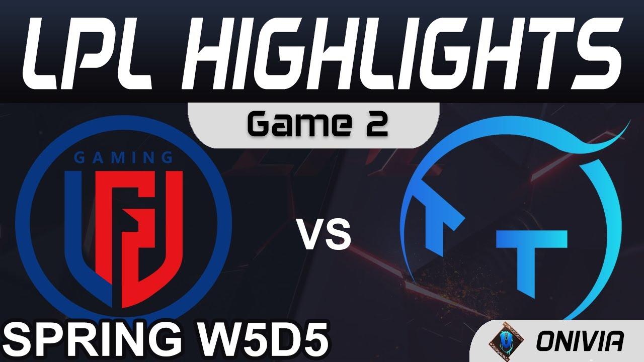 LGD vs TT Highlights Game 2 LPL Spring Season 2021 W5D5 LGD Gaming vs ThunderTalk Gaming by Onivia thumbnail