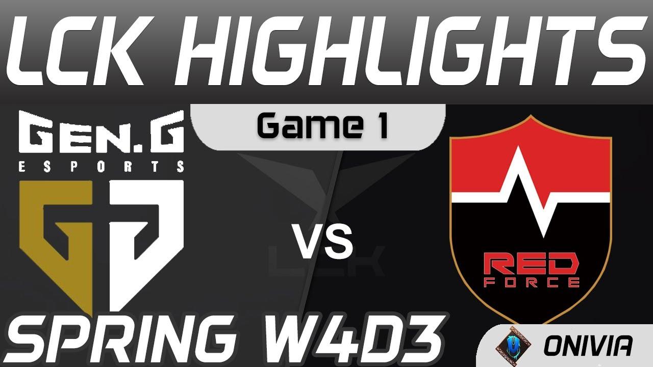 GEN vs NS Highlights Game 1 Spring Season 2021 W4D3 Gen G vs Nongshim RedForce by Onivia thumbnail