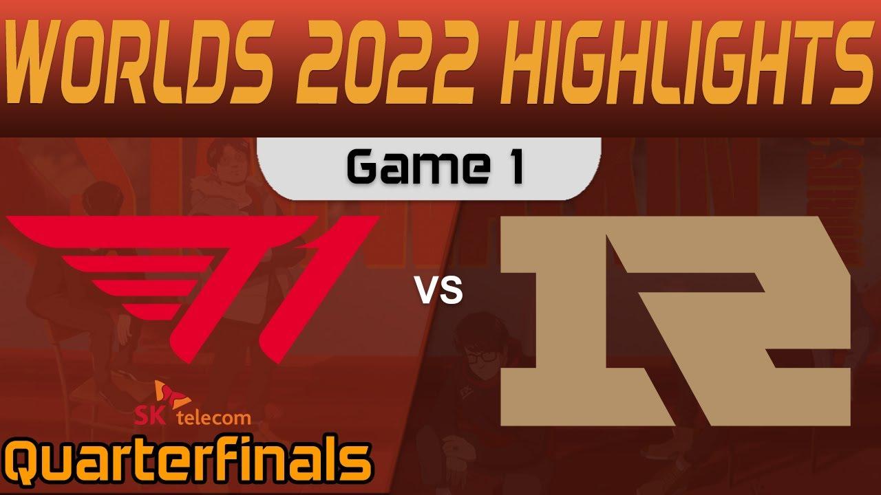 T1 vs RNG Highlights Game 1 Quarterfinals Worlds 2022 T1 vs Royal Never Give Up by Onivia thumbnail