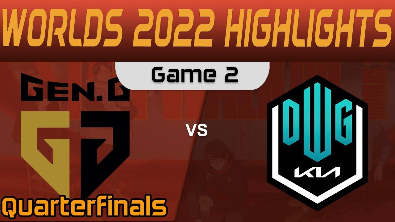 GEN vs DK Highlights Game 2 Quarterfinals Worlds 2022 Gen G vs DWG KIA by Onivia thumbnail