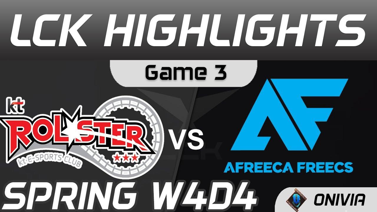 KT vs AF Highlights Game 3 Spring Season 2021 W4D4 KT Rolster vs Afreeca Freecs by Onivia thumbnail