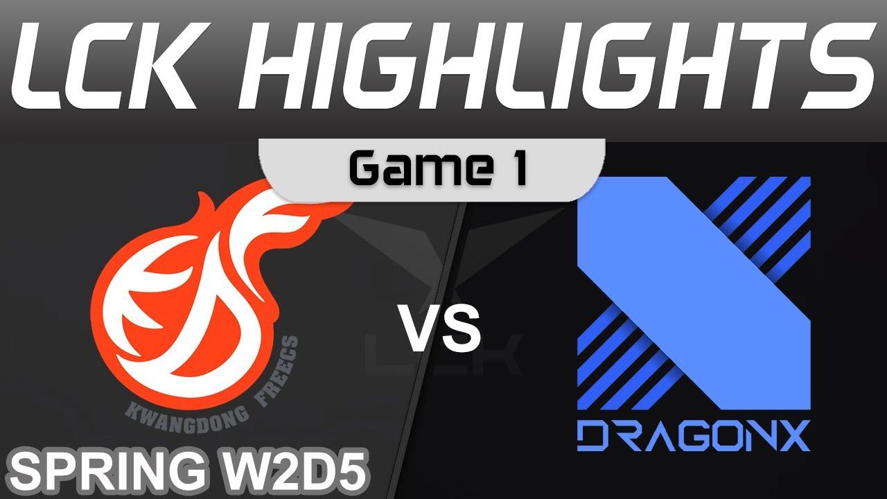 KDF vs DRX Highlights Game 1 LCK Spring Season 2023 W2D5 Kwangdong Freecs vs DragonX by Onivia thumbnail