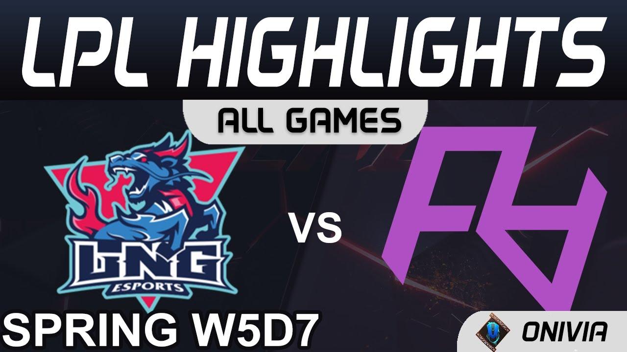 LNG vs RA Highlights ALL GAMES LPL Spring Season 2021 W5D7 LNG Esports vs Rare Atom by Onivia thumbnail