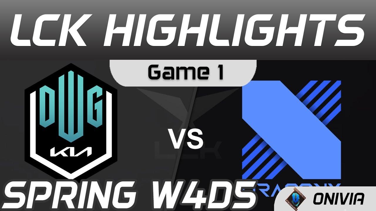 DK vs DRX Highlights Game 1 Spring Season 2021 W4D5 DWG KIA vs DragonX by Onivia thumbnail