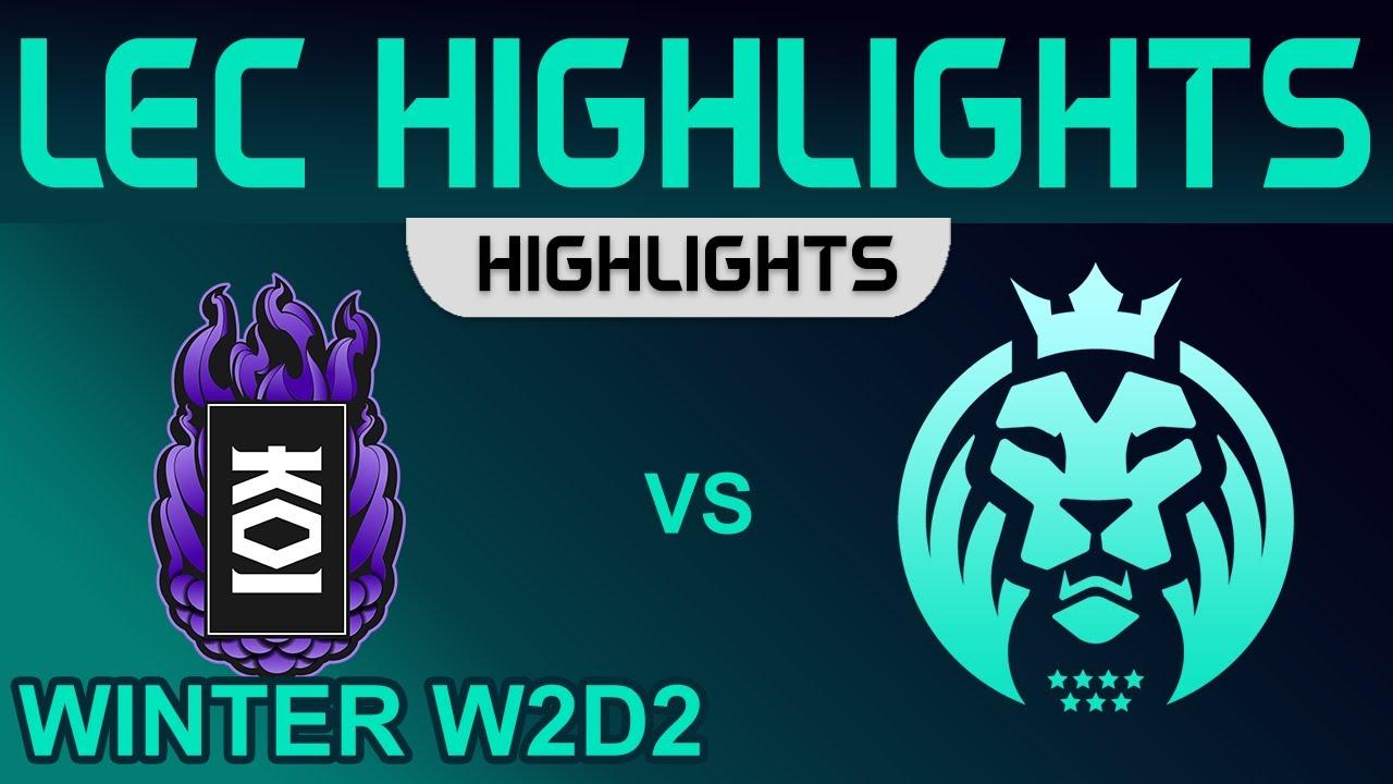 KOI vs MAD Highlights LEC Winter Season 2023 W2D2 KOI vs MAD Lions by Onivia thumbnail