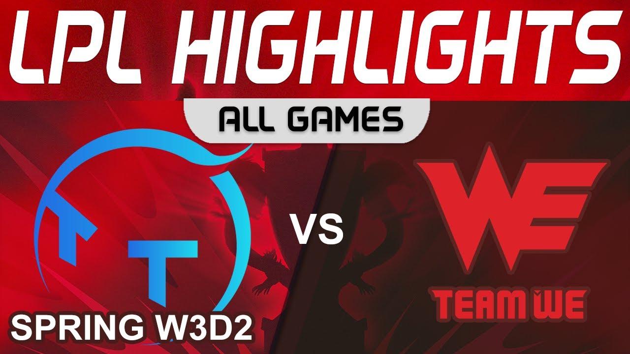 TT vs WE Highlights ALL GAMES LPL Spring Season 2023 W3D2 ThunderTalk Gaming vs Team WE by Onivia thumbnail