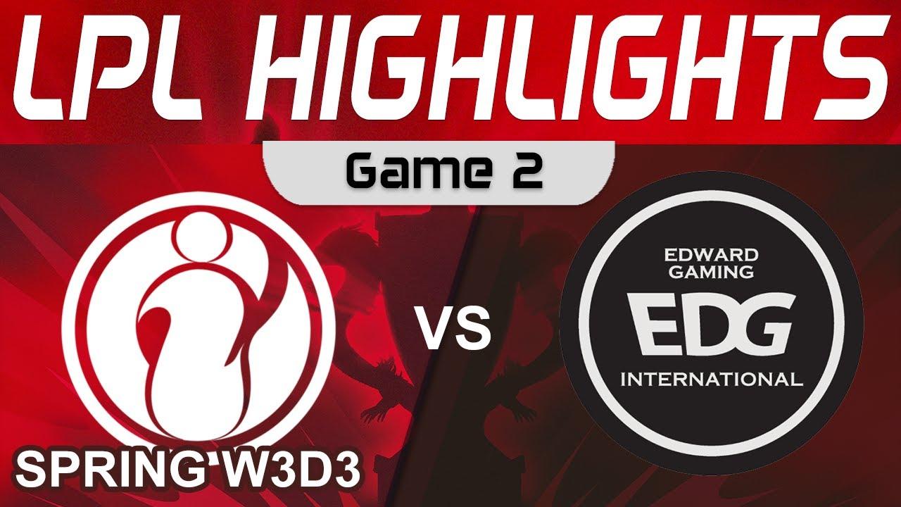 IG vs EDG Highlights Game 2 LPL Spring Season 2023 W3D3 Invictus Gaming vs EDward Gaming by Onivia thumbnail