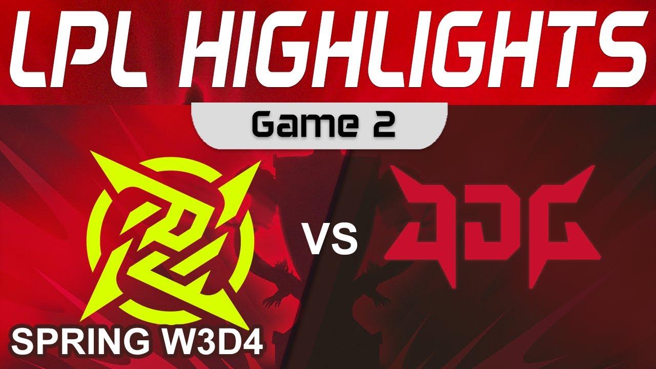 NIP vs JDG Highlights Game 2 LPL Spring Season 2023 W3D4 Ninjas in Pyjamas vs JD Gaming by Onivia thumbnail