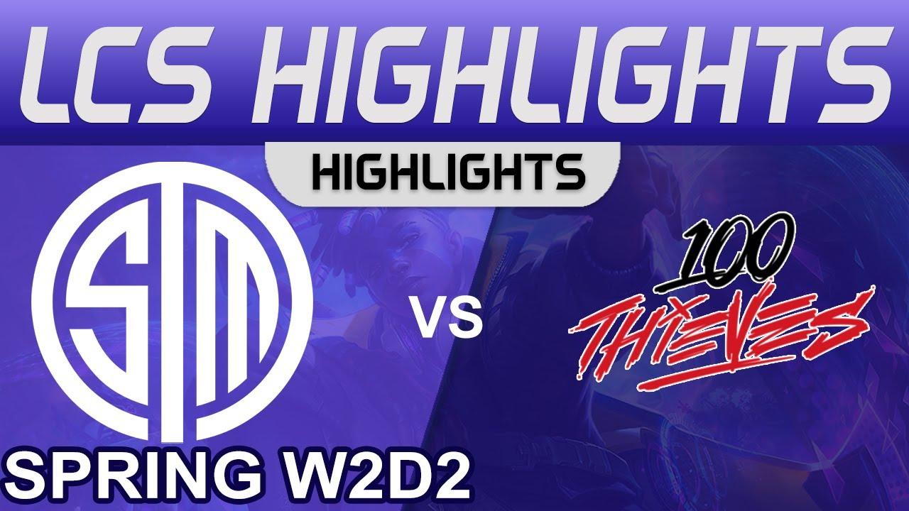 TSM vs 100 Highlights LCS Spring Season 2023 W2D2 Team SoloMid vs 100 Thieves by Onivia thumbnail