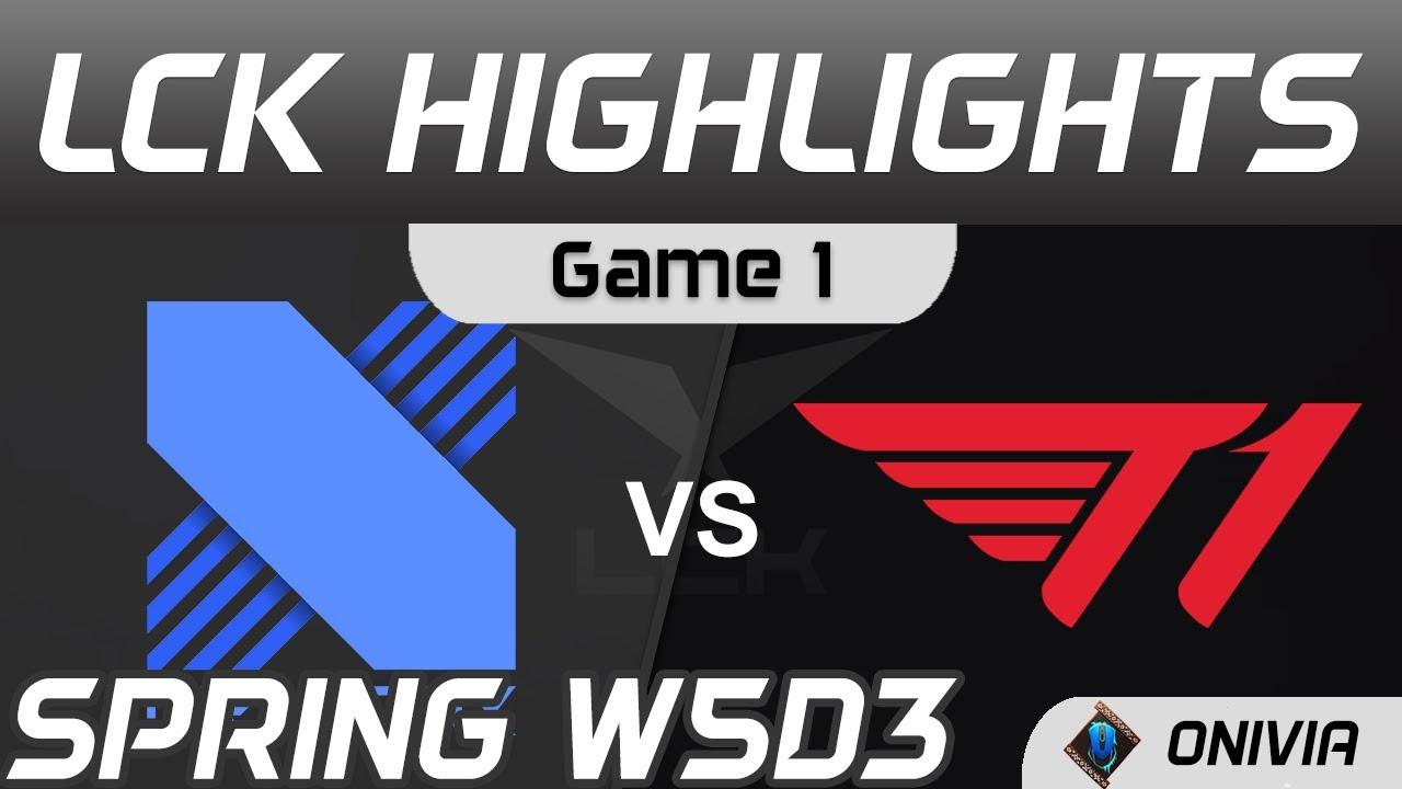 DRX vs T1 Highlights Game 1 Spring Season 2021 W5D3 DragonX vs T1 Onivia thumbnail