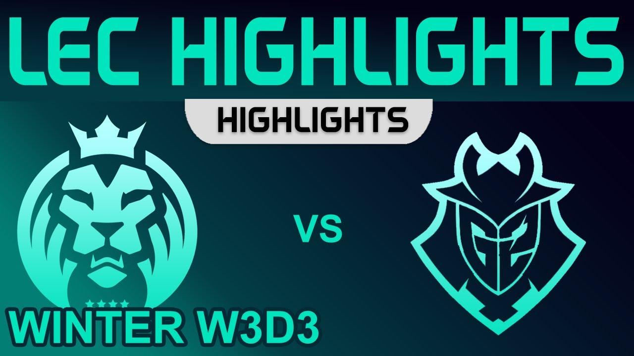 MAD vs G2 Highlights LEC Winter Season 2023 W3D3 MAD Lions vs G2 Esports by Onivia thumbnail