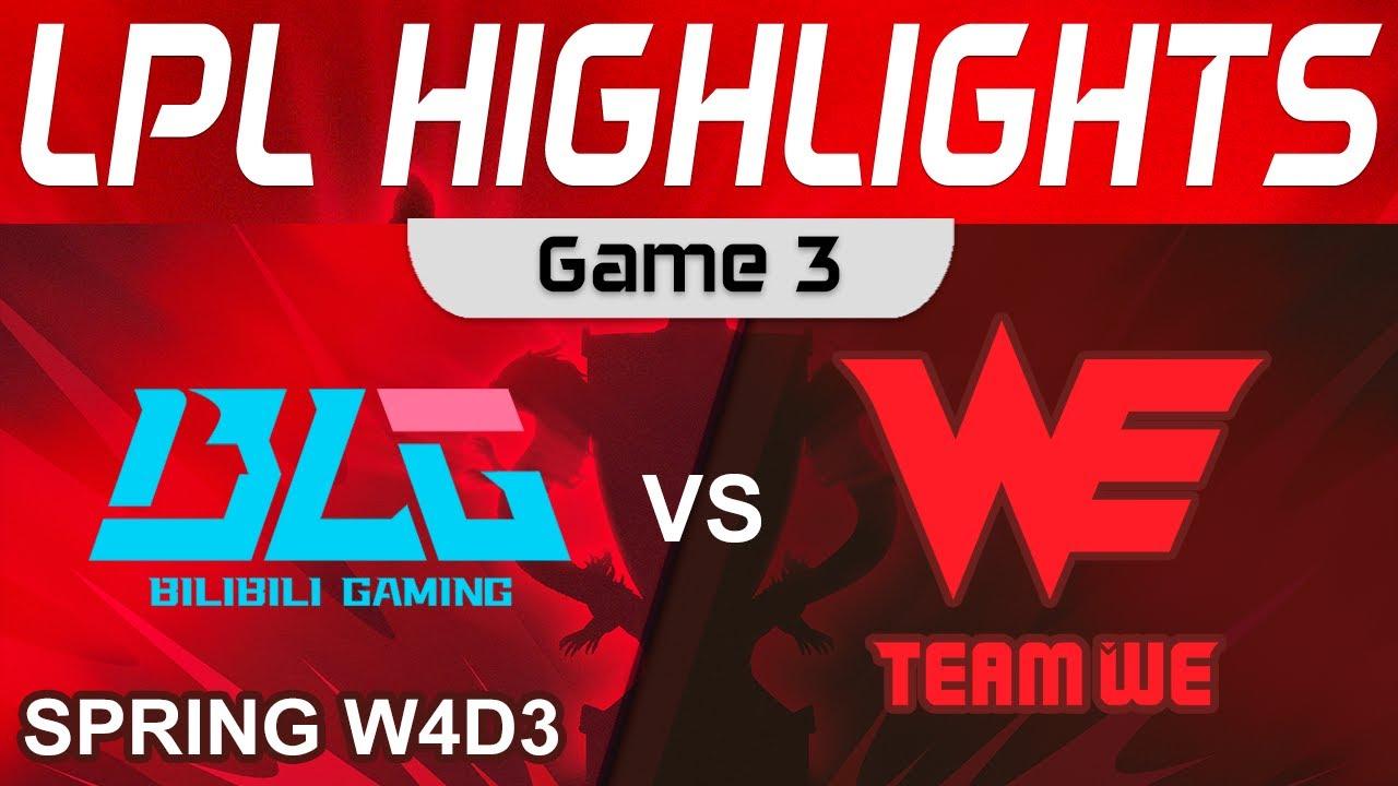 BLG vs WE Highlights Game 3 LPL Spring Season 2023 W4D3 Bilibili Gaming vs Team WE by Onivia thumbnail