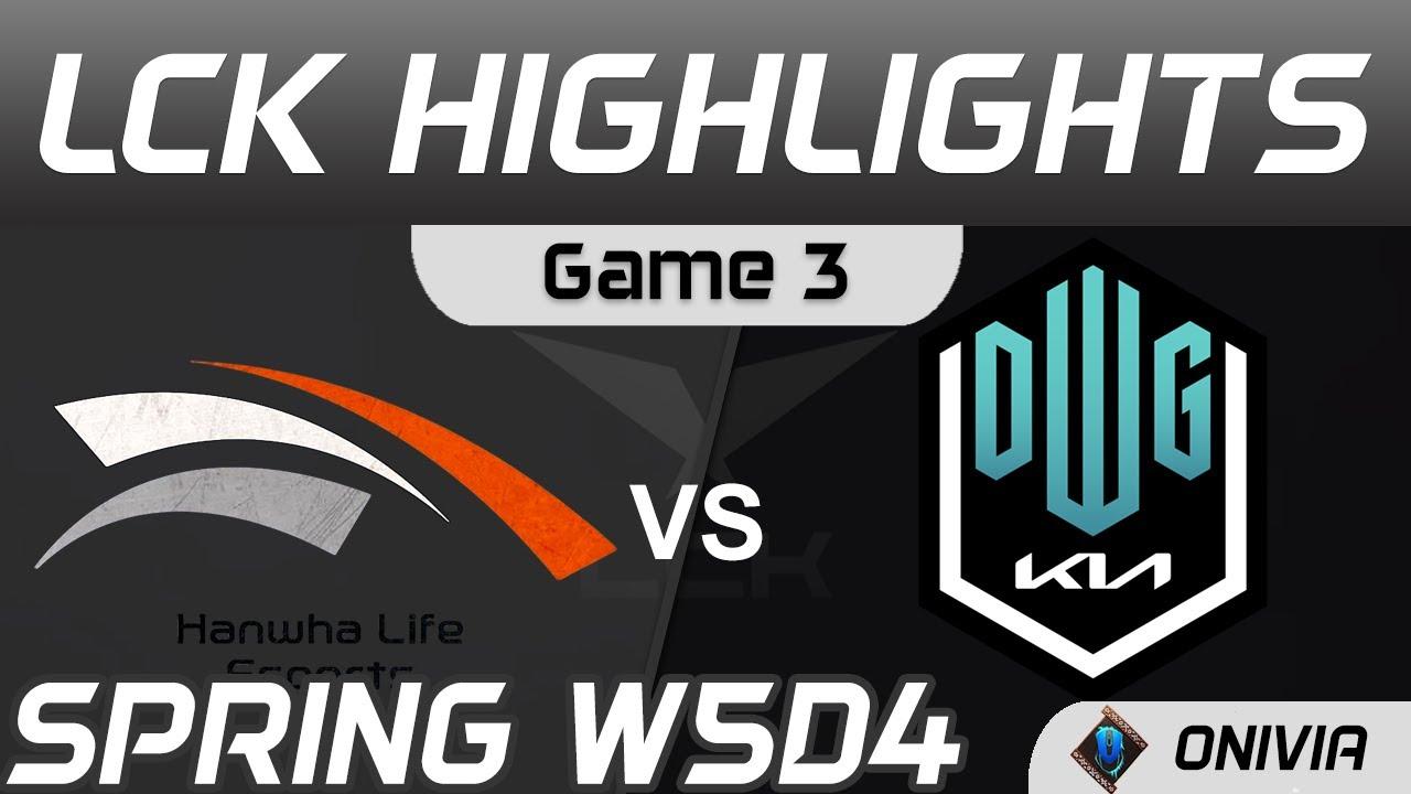 HLE vs DK Highlights Game 3 Spring Season 2021 W5D4 Hanwha Life Esports vs DWG KIA by Onivia thumbnail