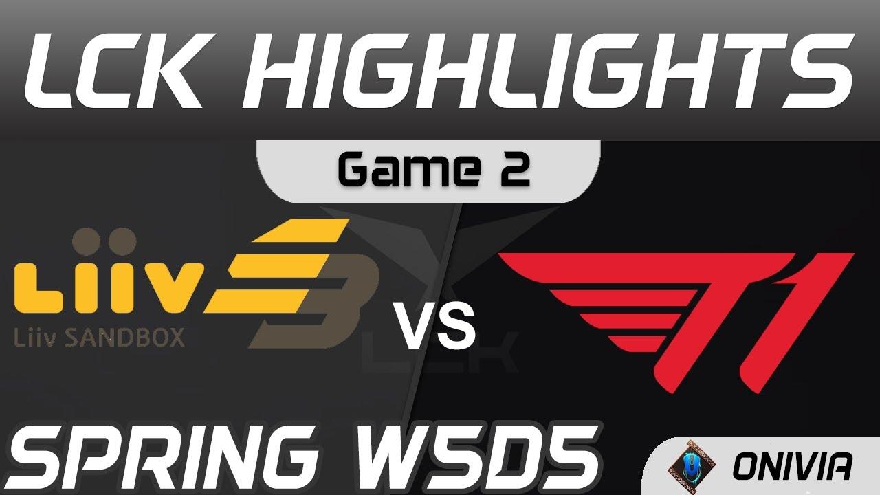 LSB vs T1 Highlights Game 2 Spring Season 2021 W5D5 Liiv SANDBOX vs T1 Onivia thumbnail