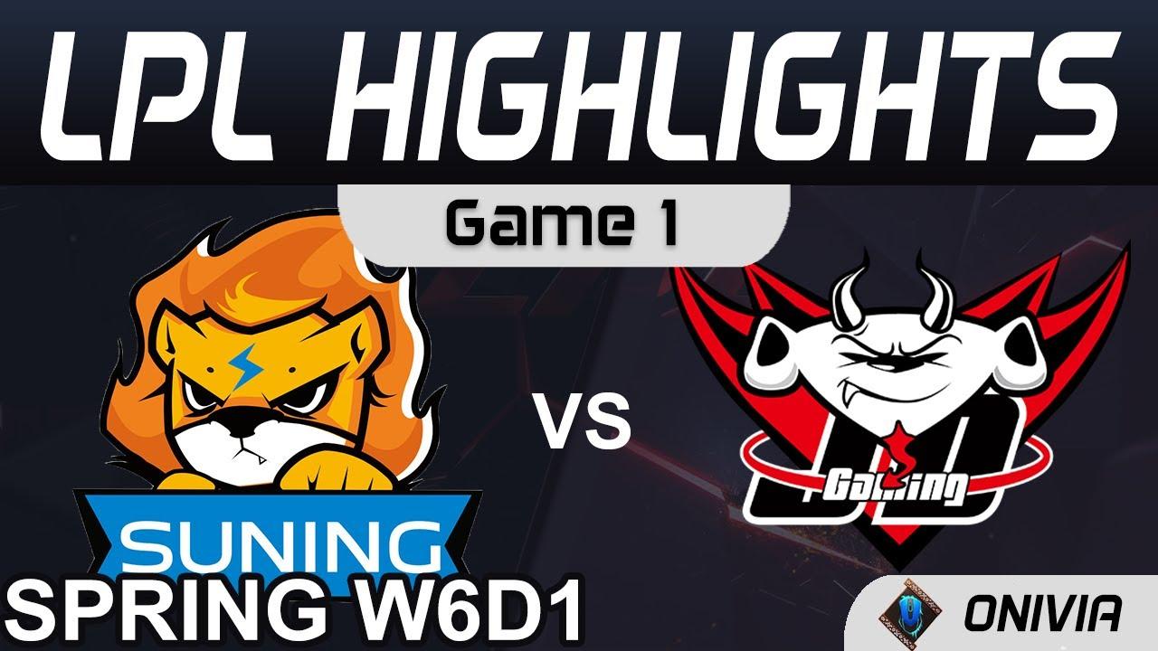 SN vs JDG Highlights Game 1 LPL Spring Season 2021 W6D1 Suning vs JD Gaming by Onivia thumbnail