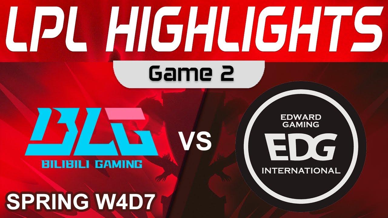 BLG vs EDG Highlights Game 2 LPL Spring Season 2023 W4D7 Bilibili Gaming vs EDward Gaming by Onivia thumbnail