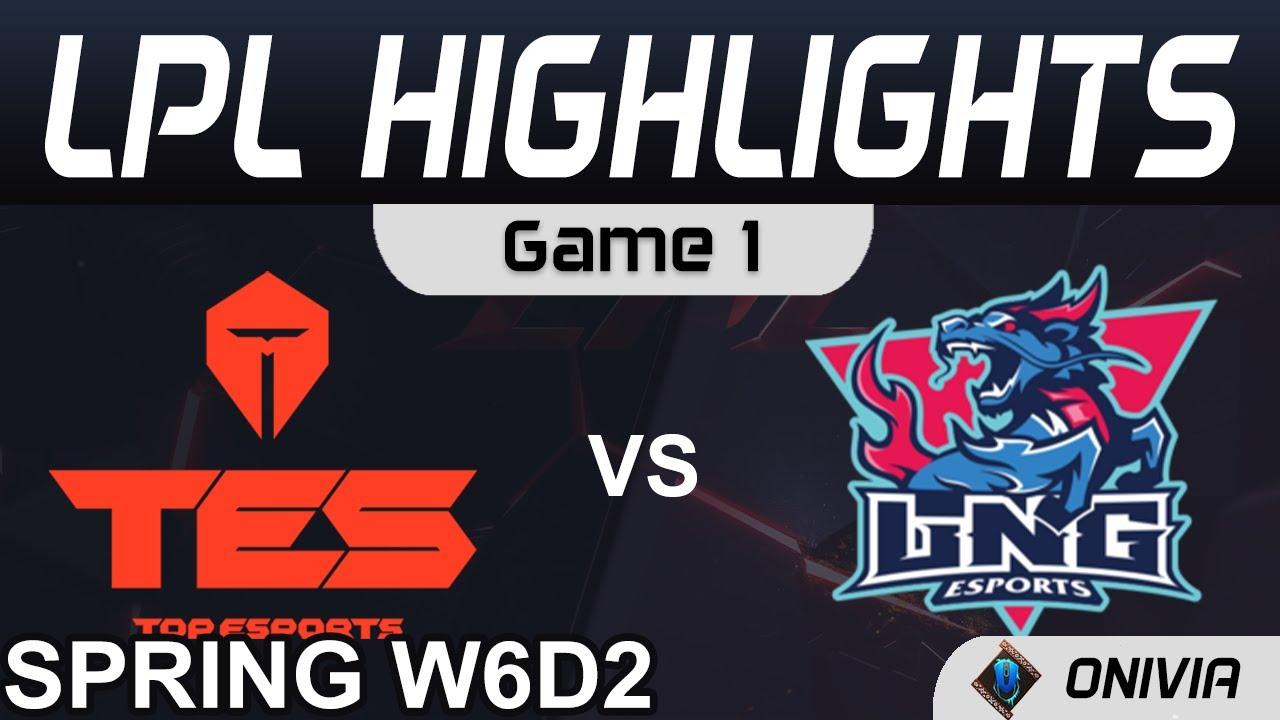 TES vs LNG Highlights Game 1 LPL Spring Season 2021 W6D2 Top Esports vs LNG Esports by Onivia thumbnail