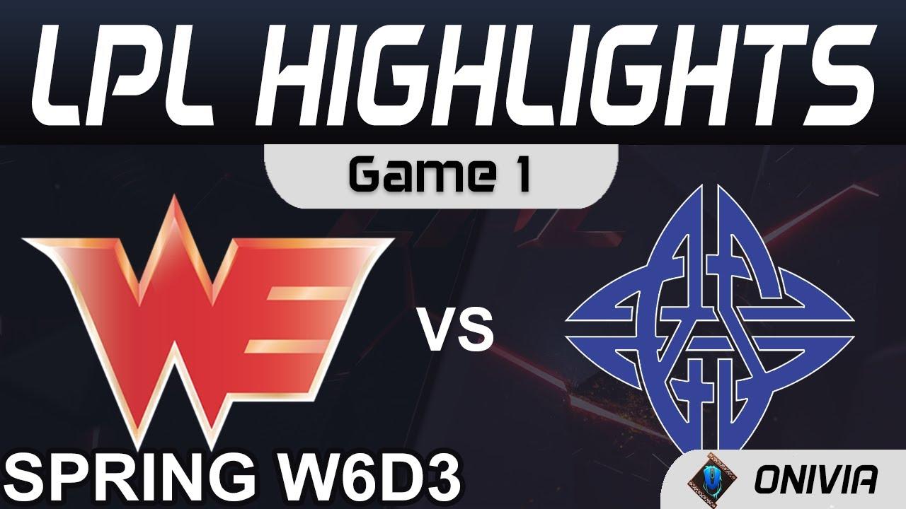 WE vs ES Highlights Game 1 LPL Spring Season 2021 W6D3 Team WE vs eStar Gaming by Onivia thumbnail