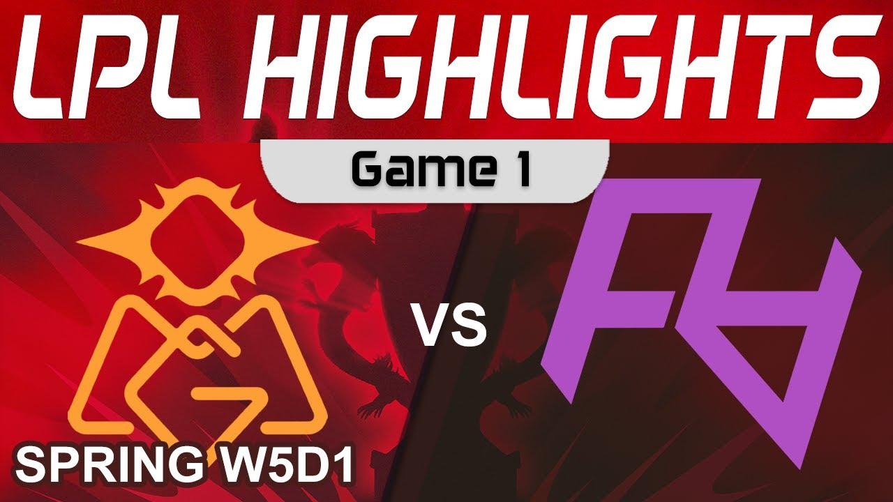 OMG vs RA Highlights Game 1 LPL Spring Season 2023 W5D1 Oh My God vs Rare Atom by Onivia thumbnail