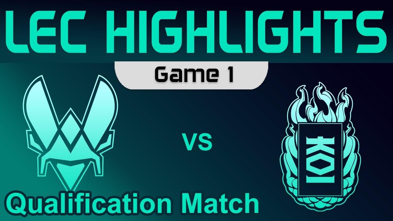 VIT vs KOI Highlights Game 1 Qualification Match LEC Winter 2023 Team Vitality vs KOI by Onivia thumbnail