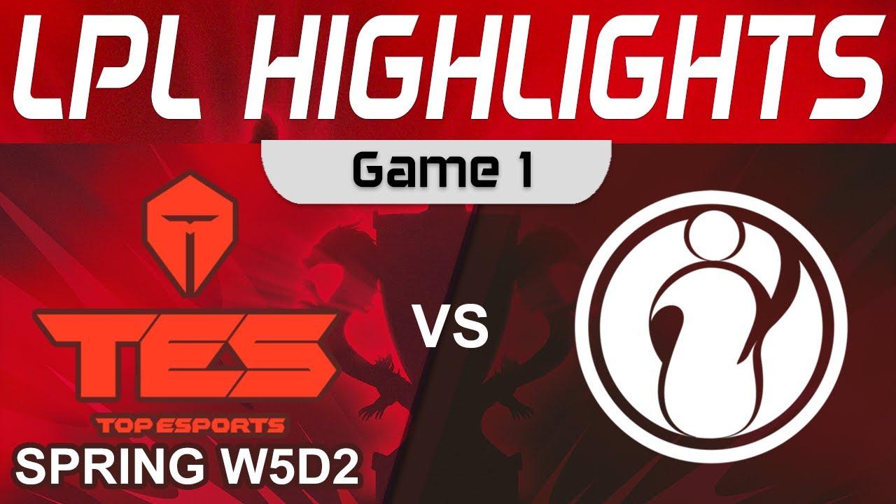 TES vs IG Highlights Game 1 LPL Spring Season 2023 W5D2 Top Esports vs Invictus Gaming by Onivia thumbnail