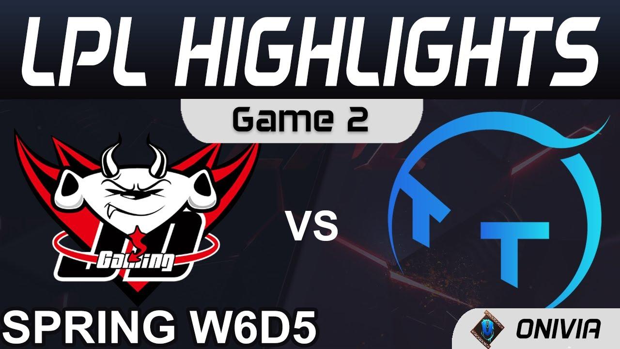 JDG vs TT Highlights Game 2 LPL Spring Season 2021 W6D5 JD Gaming vs ThunderTalk Gaming by Onivia thumbnail