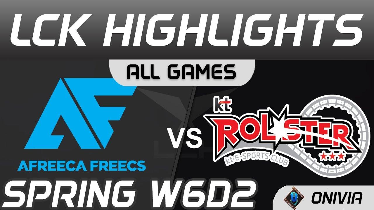 AF vs KT Highlights All Games Spring Season 2021 W6D2 Afreeca Freecs vs KT Rolster Onivia thumbnail