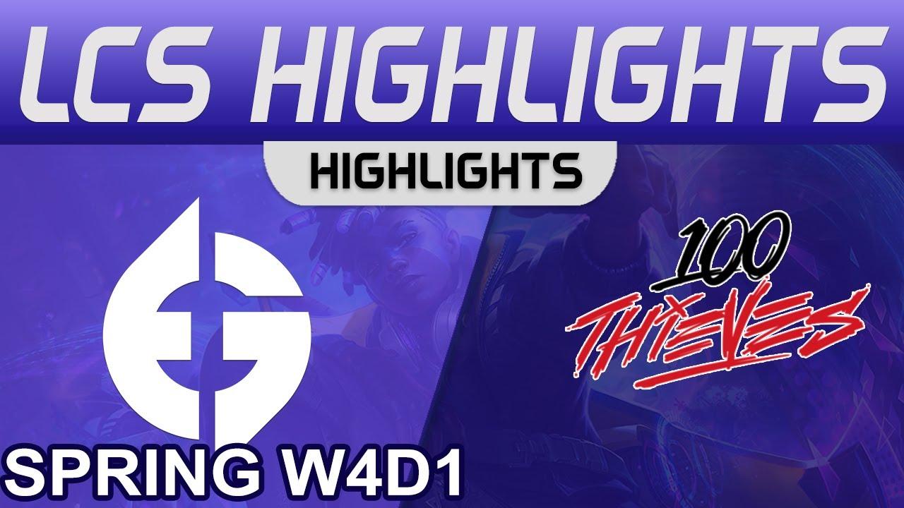 EG vs 100 Highlights LCS Spring Season 2023 W4D1 Evil Geniuses vs 100Thieves by Onivia thumbnail