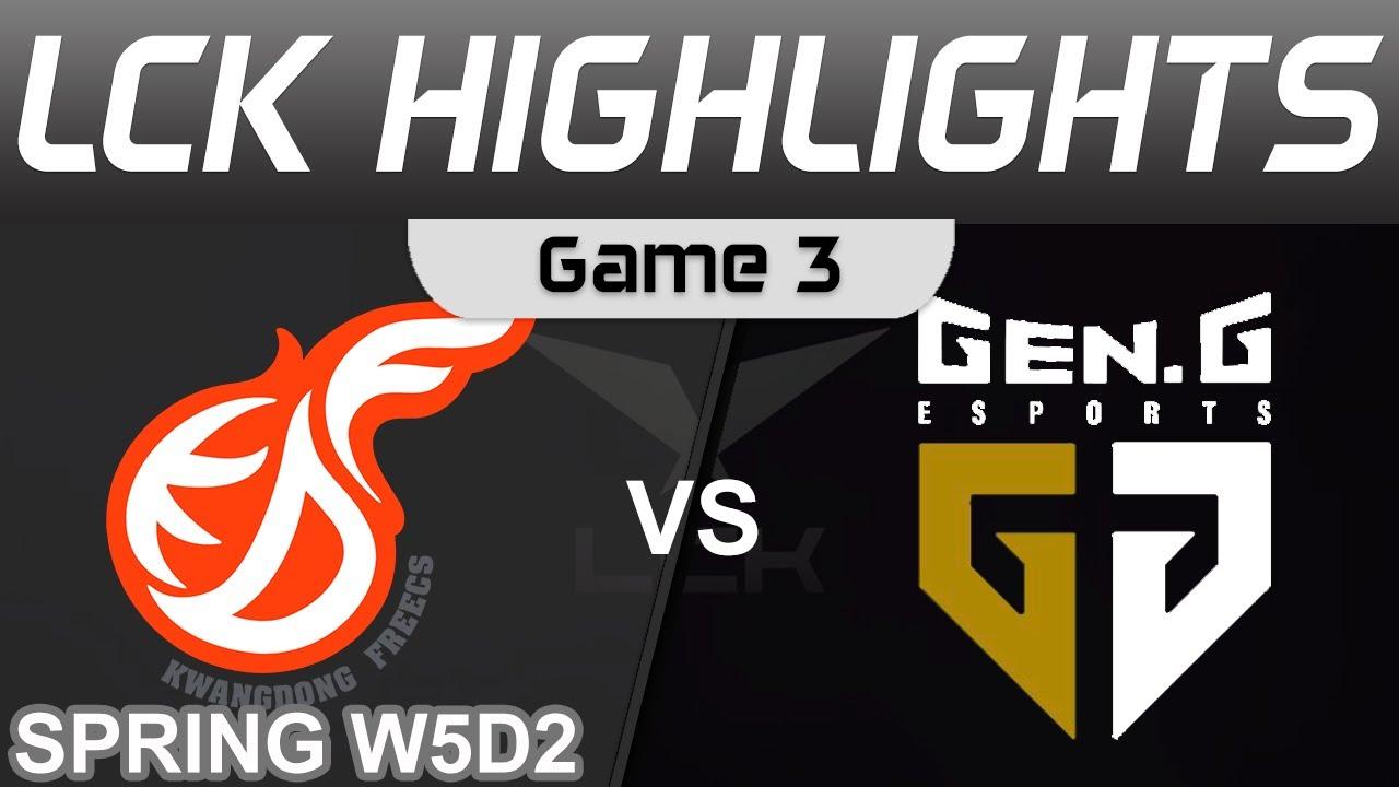 KDF vs GEN Highlights Game 3 LCK Spring Season 2023 W5D2 Kwangdong Freecs vs Gen G by Onivia thumbnail