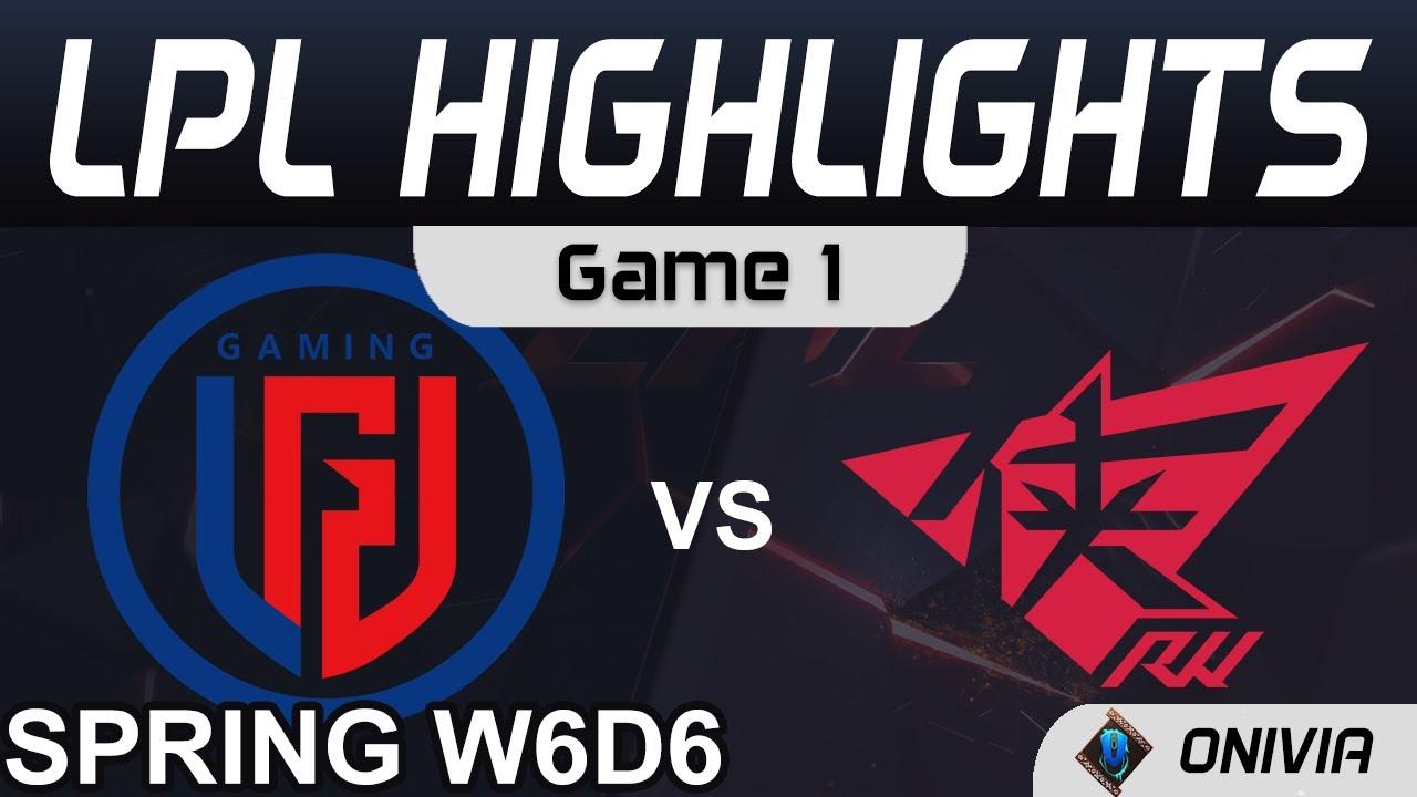 LGD vs RW Highlights Game 1 LPL Spring Season 2021 W6D6 LGD Gaming vs Rogue Warriors by Onivia thumbnail