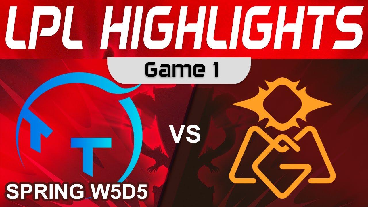 TT vs OMG Highlights Game 1 LPL Spring Season 2023 W5D5 ThunderTalk Gaming vs Oh My God by Onivia thumbnail