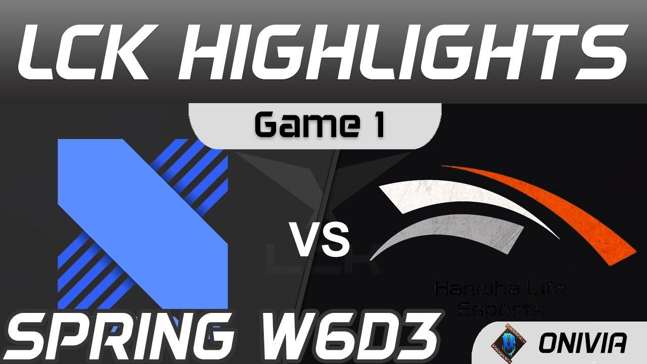 DRX vs HLE Highlights Game 1 Spring Season 2021 W6D3 DragonX vs Hanwha Life Esports Onivia thumbnail