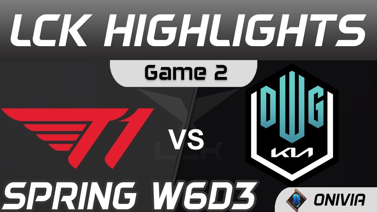 T1 vs DK Highlights Game 2 Spring Season 2021 W6D3 T1 vs DWG KIA Onivia thumbnail