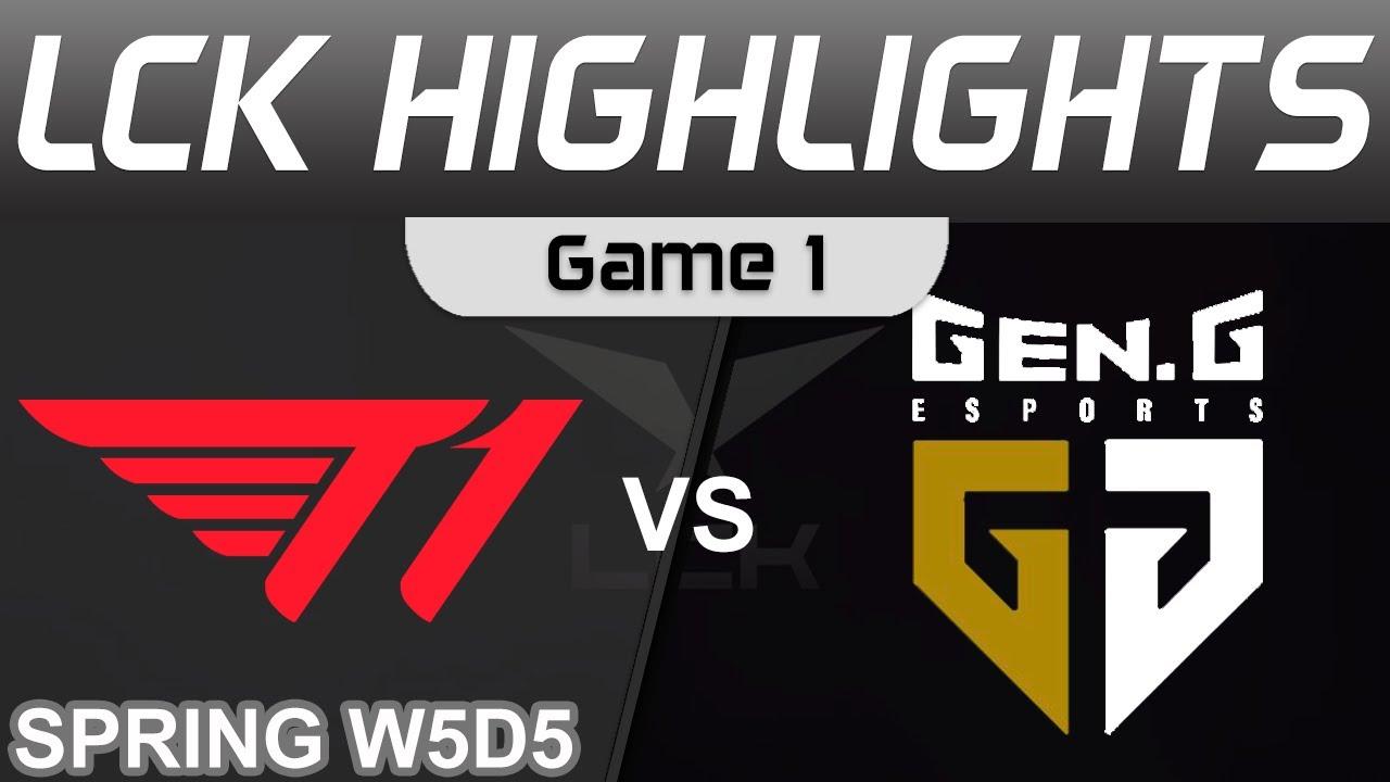 T1 vs GEN Highlights Game 1 LCK Spring Season 2023 W5D5 T1 vs Gen G by Onivia thumbnail