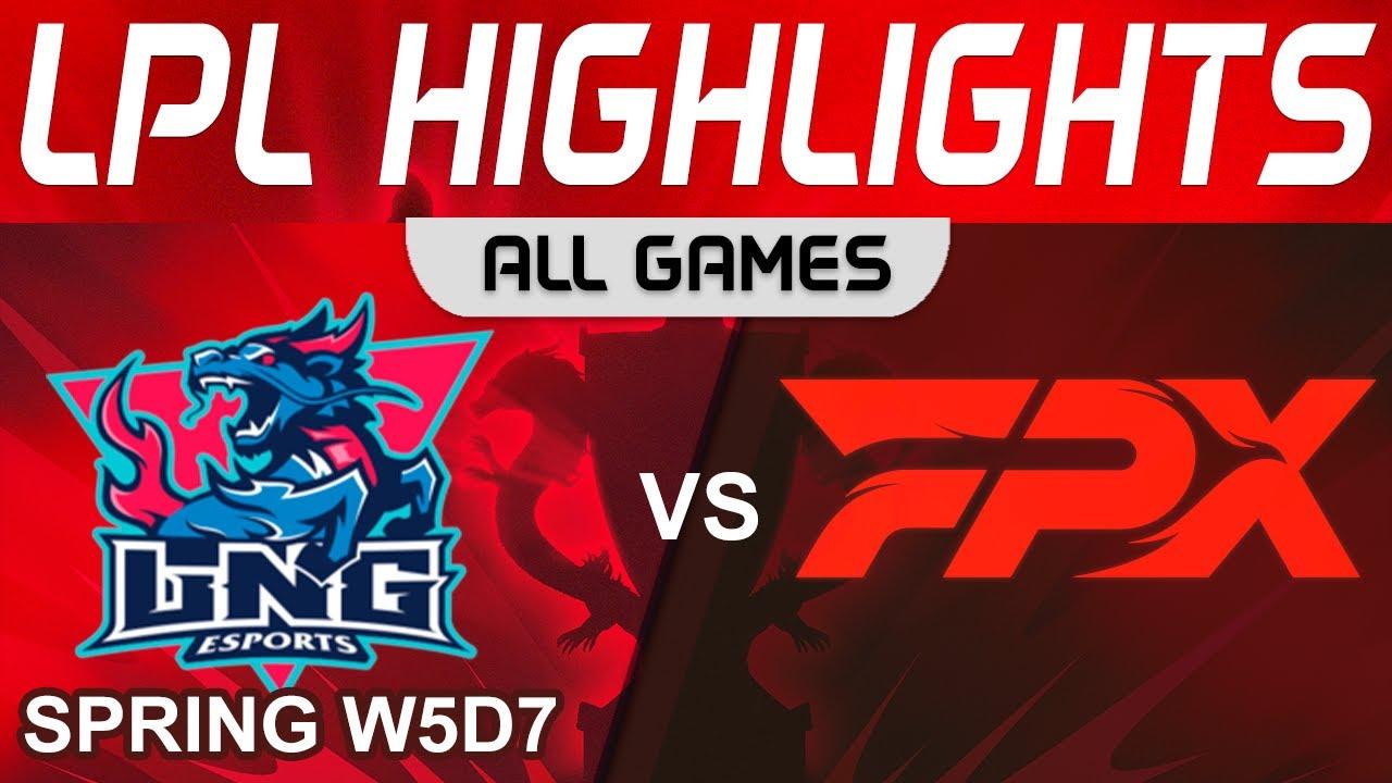 LNG vs FPX Highlights ALL GAMES LPL Spring Season 2023 W5D7 LNG Esports vs FunPlus Phoenix by Onivia thumbnail