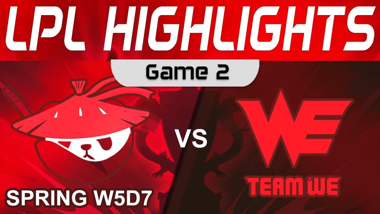 AL vs WE Highlights Game 2 LPL Spring Season 2023 W5D7 Anyone's Legend vs Team WE by Onivia thumbnail