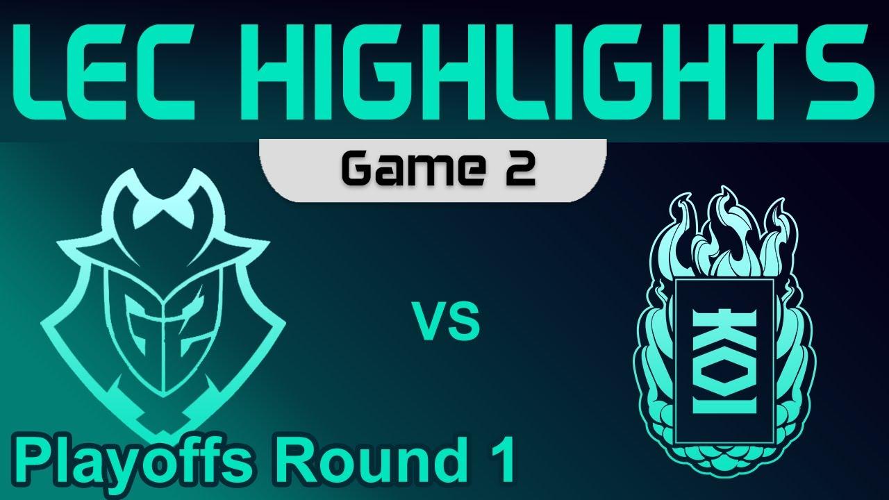 G2 vs KOI Highlights Game 2 Playoffs Round 1 LEC Winter 2023 G2 Esports vs KOI by Onivia thumbnail