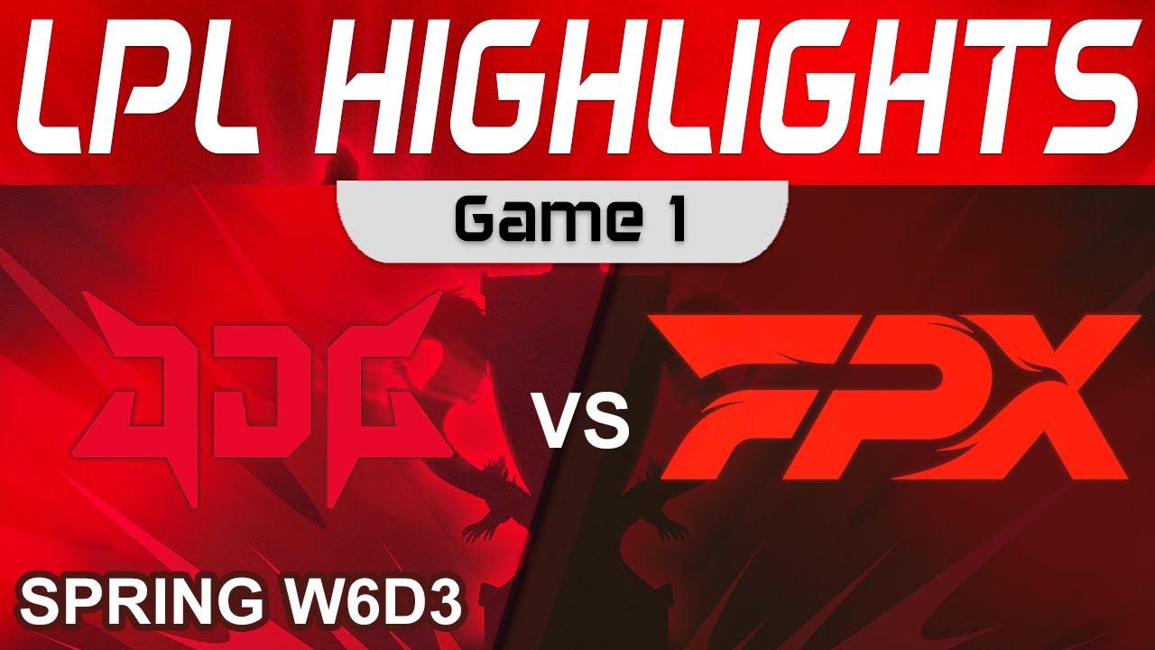 JDG vs FPX Highlights Game 1 LPL Spring Season 2023 W6D3 JD Gaming vs FunPlus Phoenix by Onivia thumbnail