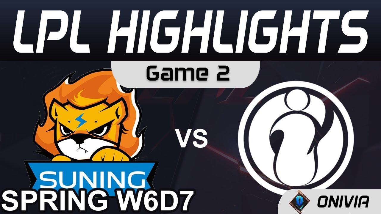 SN vs IG Highlights Game 2 LPL Spring Season 2021 W6D7 Suning vs Invictus Gaming by Onivia thumbnail