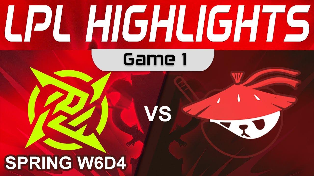 NIP vs AL Highlights Game 1 LPL Spring Season 2023 W6D4 Ninjas in Pyjamas vs Anyone's Legend thumbnail